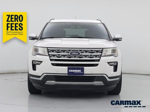 White 2018 Ford Explorer Limited