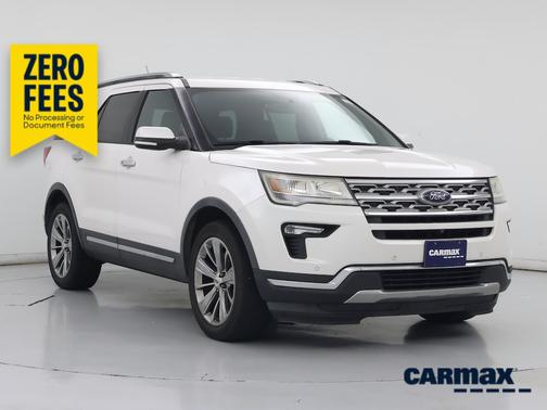 White 2018 Ford Explorer Limited