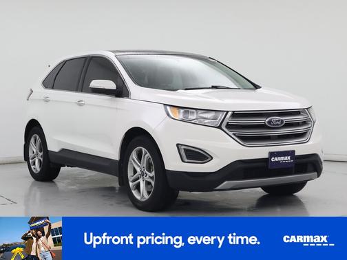 White 2015 Ford Edge Titanium