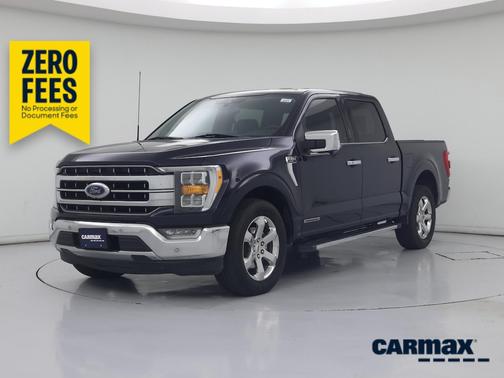 Blue 2021 Ford F-150 Lariat
