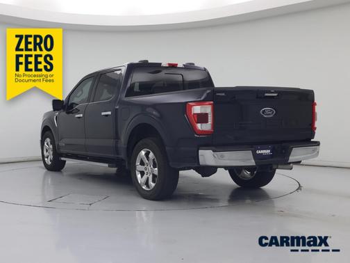 Blue 2021 Ford F-150 Lariat