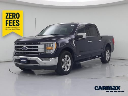 Blue 2021 Ford F-150 Lariat