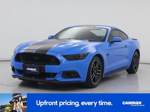 Blue 2017 Ford Mustang GT Premium