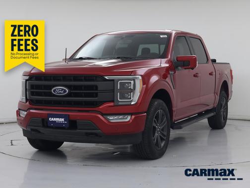 Red 2022 Ford F-150 Lariat