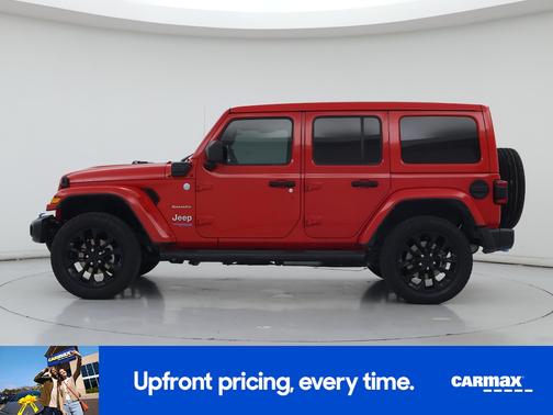 Red 2022 Jeep Wrangler Unlimited 4xe Unlimited Sahara