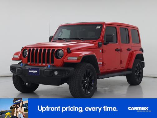 Red 2022 Jeep Wrangler Unlimited 4xe Unlimited Sahara
