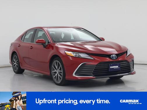 Red 2024 Toyota Camry Hybrid XLE
