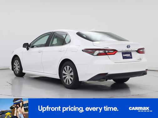 White 2022 Toyota Camry Hybrid LE