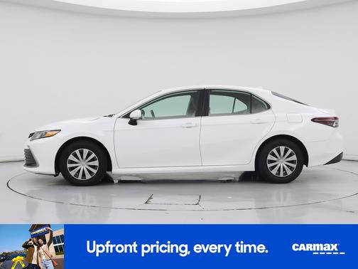White 2022 Toyota Camry Hybrid LE
