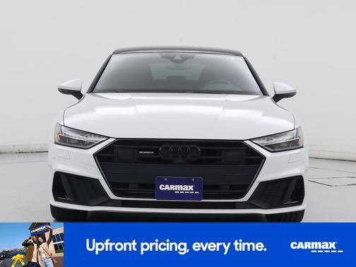 White 2021 Audi A7 Premium Plus