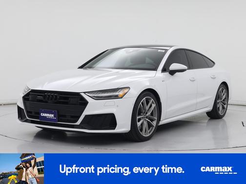 White 2021 Audi A7 Premium Plus