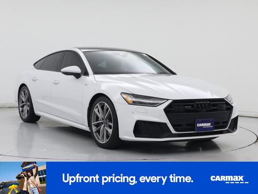 White 2021 Audi A7 Premium Plus