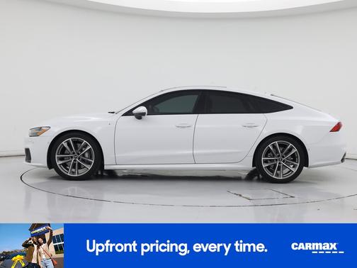 White 2021 Audi A7 Premium Plus