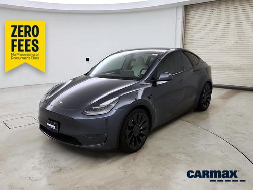 Gray 2023 Tesla Model Y Performance