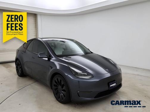 Gray 2023 Tesla Model Y Performance