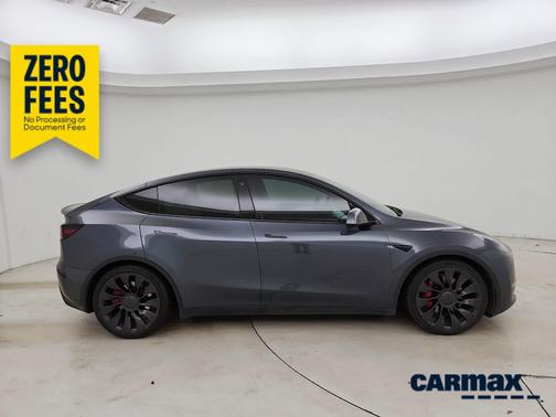 Gray 2023 Tesla Model Y Performance