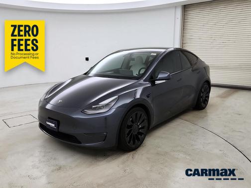 Gray 2023 Tesla Model Y Performance