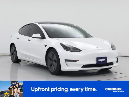 White 2021 Tesla Model 3 Standard Range Plus