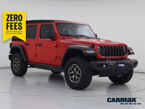 Red 2024 Jeep Wrangler Rubicon