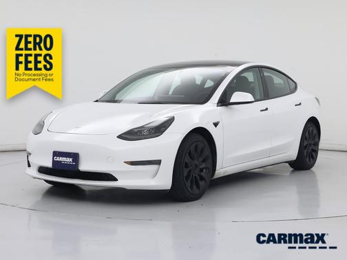 White 2022 Tesla Model 3 Long Range