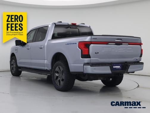 Silver 2022 Ford F-150 Lightning Lariat