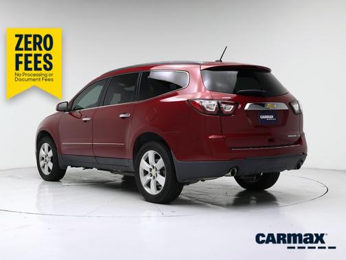 Red 2014 Chevrolet Traverse LTZ