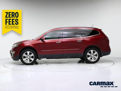 Red 2014 Chevrolet Traverse LTZ