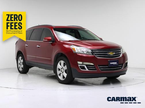 Red 2014 Chevrolet Traverse LTZ