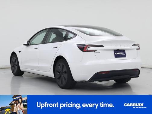 White 2025 Tesla Model 3 Long Range