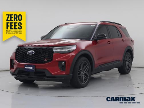 Red 2025 Ford Explorer ST