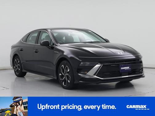 Black 2025 Hyundai SONATA SEL