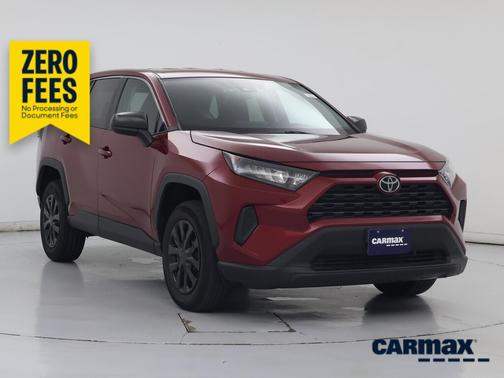 Red 2022 Toyota RAV4 LE