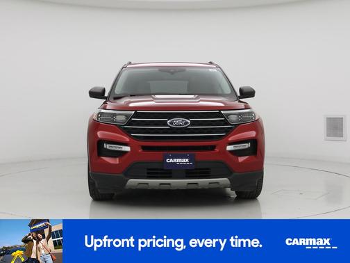 Red 2021 Ford Explorer XLT
