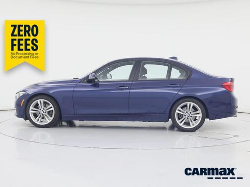 Blue 2016 BMW 320 I