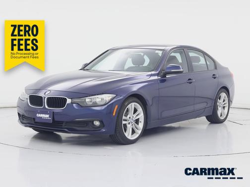 Blue 2016 BMW 320 I