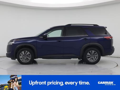 Blue 2025 Nissan Pathfinder SV
