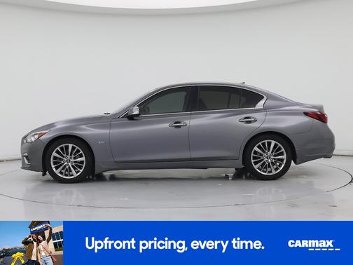 Gray 2019 INFINITI Q50 Luxe