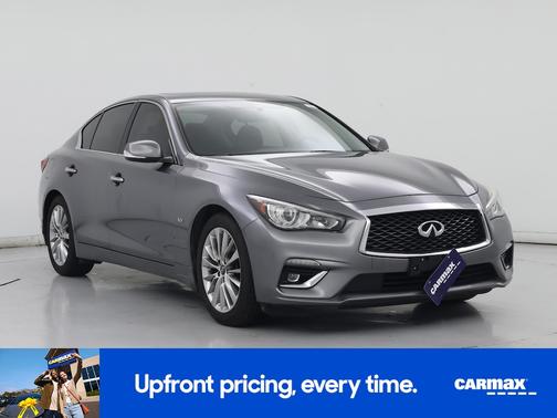 Gray 2019 INFINITI Q50 Luxe