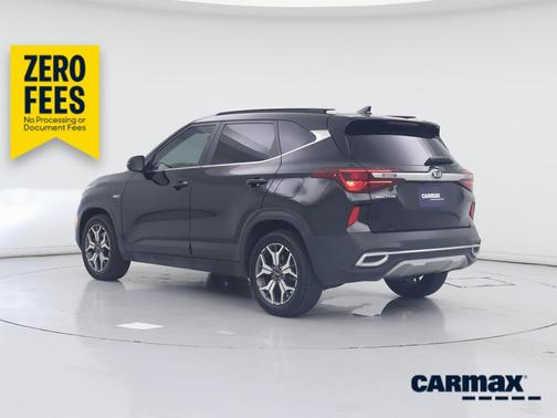 Black 2021 Kia Seltos EX