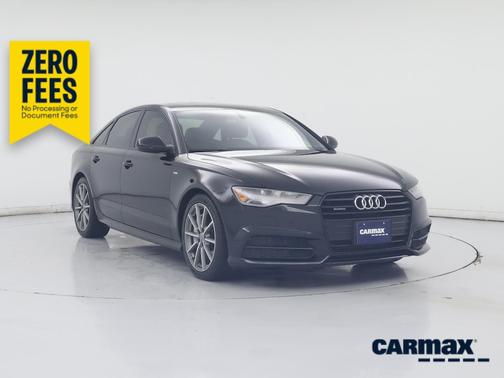Black 2018 Audi A6 Premium Plus