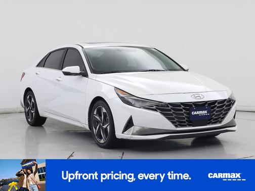 White 2021 Hyundai ELANTRA Limited