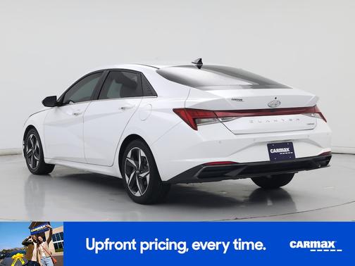 White 2021 Hyundai ELANTRA Limited