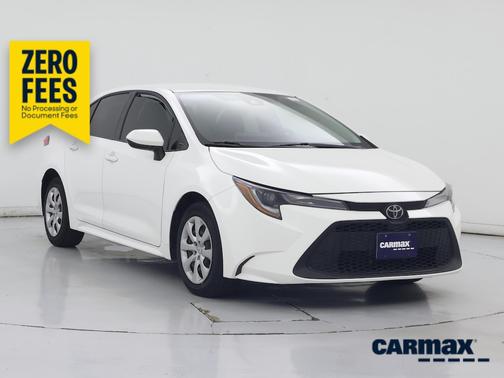 White 2021 Toyota Corolla LE