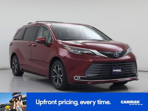 Red 2025 Toyota Sienna Platinum