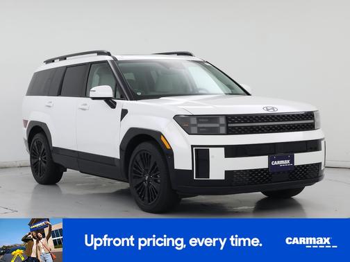 White 2025 Hyundai SANTA FE HEV Calligraphy