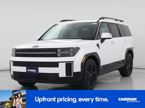 White 2025 Hyundai SANTA FE HEV Calligraphy