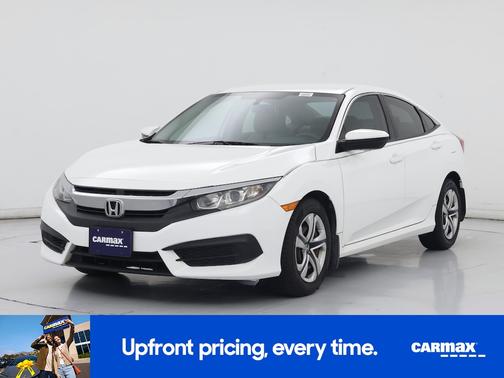 White 2018 Honda Civic LX