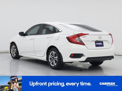 White 2018 Honda Civic LX