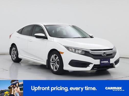 White 2018 Honda Civic LX