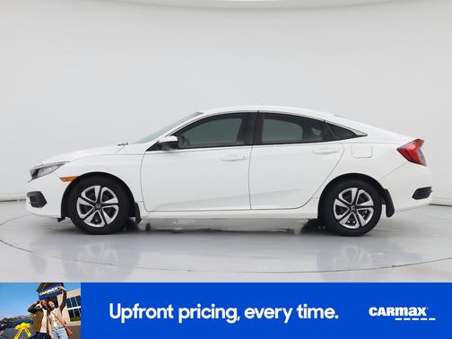 White 2018 Honda Civic LX